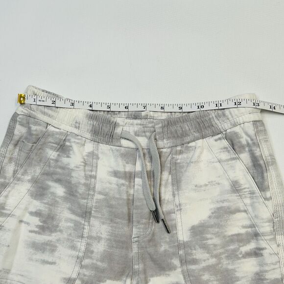 Athleta Farallon Printed Joggers Womens Size 2 White Gray Camo Drawstring Waist - Picture 6 of 10